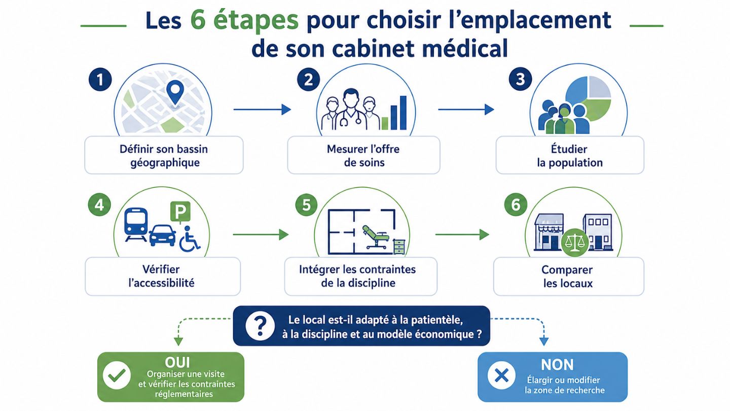Comment bien choisir l'emplacement de son cabinet médical ?