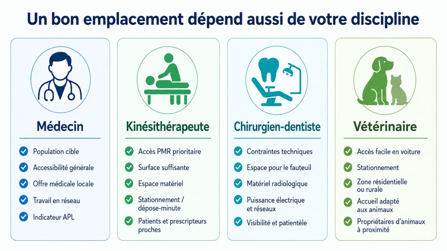 Comment bien choisir l'emplacement de son cabinet médical ?