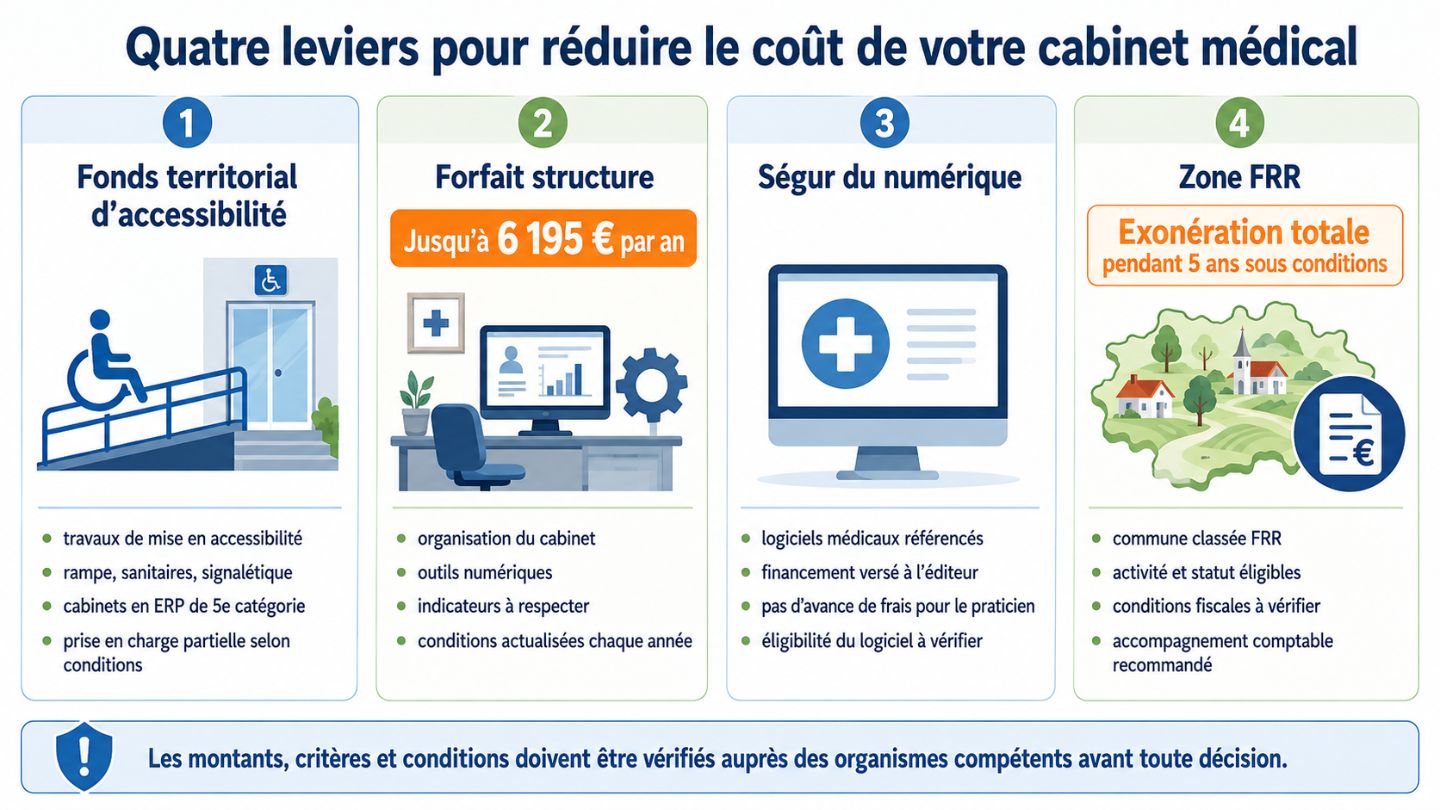 Quelles sont les subventions possibles pour un cabinet médical ?