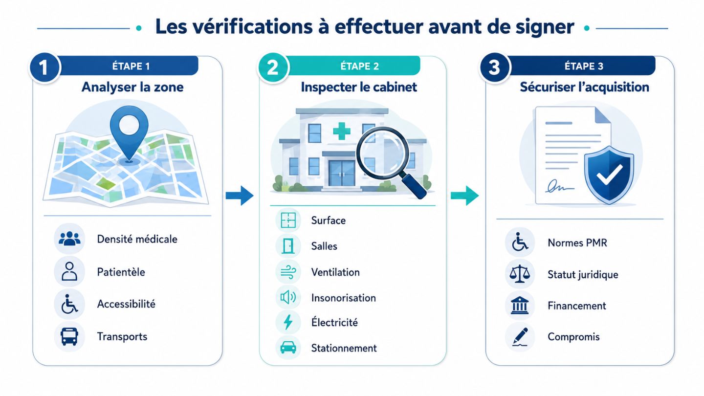 Les 7 erreurs à ne pas faire lors d'un achat de cabinet médical