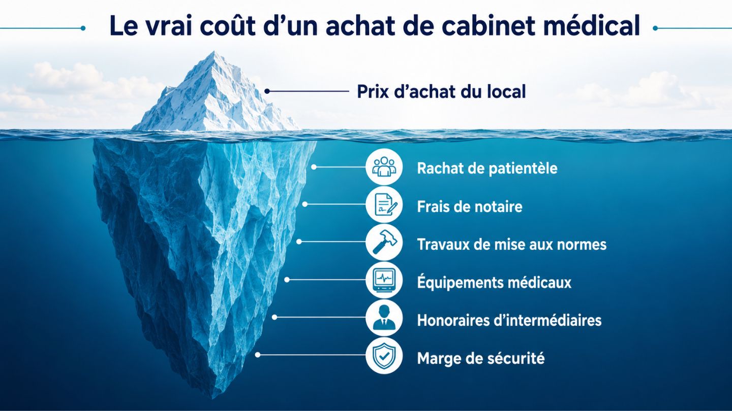 Les 7 erreurs à ne pas faire lors d'un achat de cabinet médical