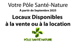 le Pôle Santé Nature et Enfants propose des locaux à la location