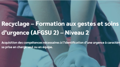 Recyclage–Formation aux gestes et soins d’urgence (AFGSU 2) – N2