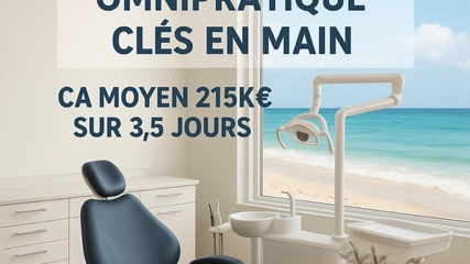 Cède Cabinet dentaire clés en main MUR ET FONDS Secteur La Ciotat / Cassis