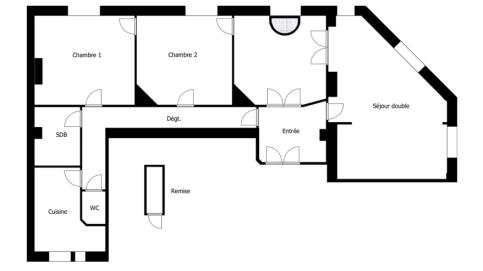 A VENDRE Paris 15e - lisière Breteuil 7e local prof. 90m2