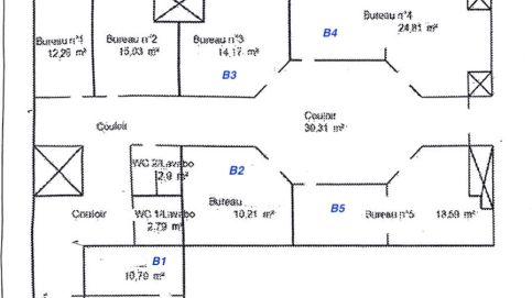 5 Salles de 10 m2 à 25 m2 à louer CENTRE VILLE NOGENT SUR MARNE