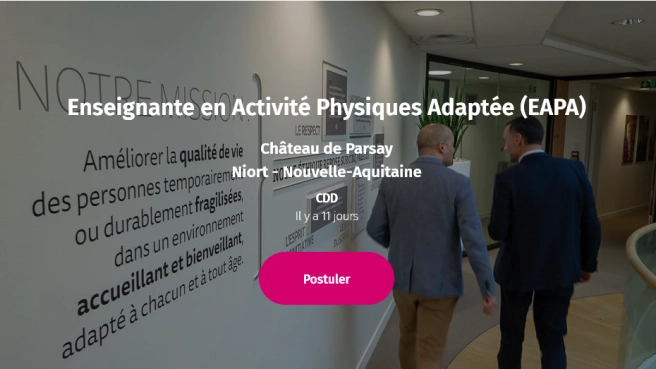 Enseignante en Activité Physiques Adaptée (EAPA)