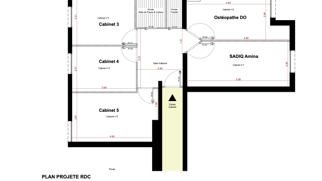 Location salle de consultation, nouveau cabinet médical paramédic