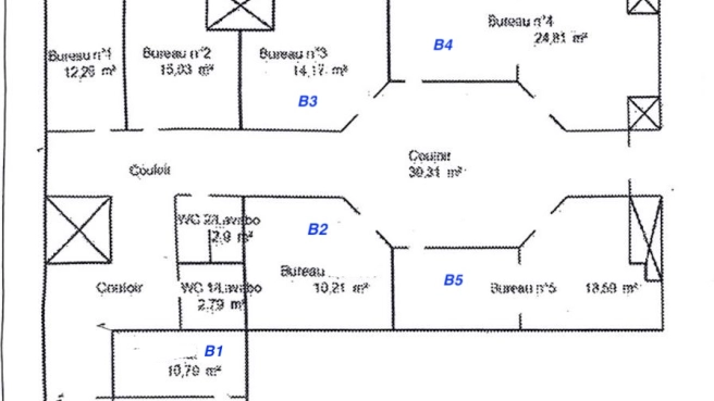 5 Salles de 10 m2 à 25 m2 à louer CENTRE VILLE NOGENT SUR MARNE
