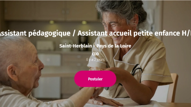 Assistant pédagogique / Assistant accueil petite enfance H/F
