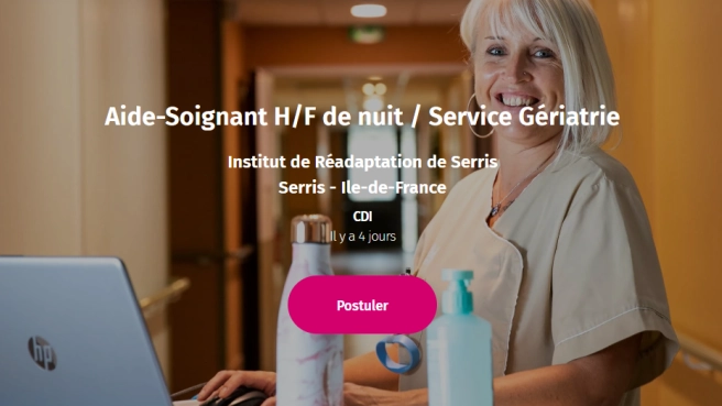 Aide-Soignant H/F de nuit / Service Gériatrie