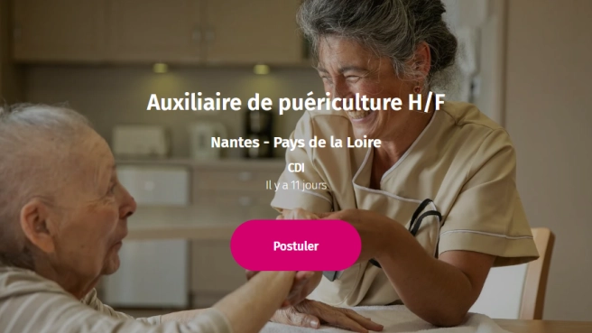 Auxiliaire de puériculture H/F